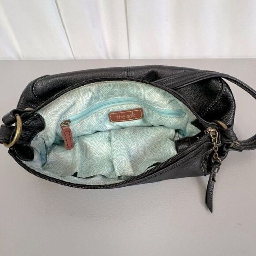 THE SAK WOMENS BLACK LEATHER PURSE - Picture 5 of 10